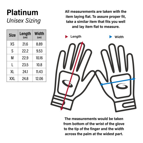 Goldline Platinum Unisex Curling Gloves