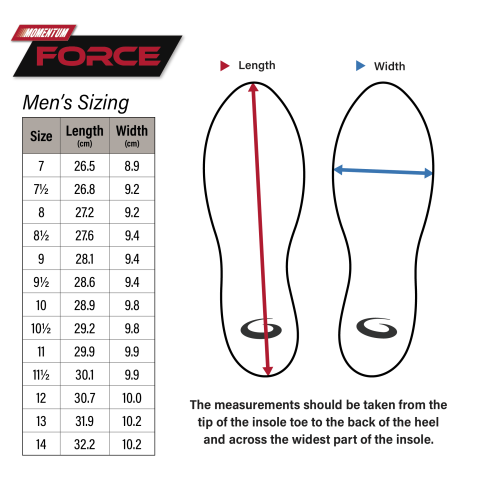 Goldline Men's Momentum Force Shoes